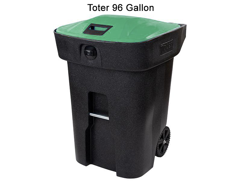 Toter 96-gallon bear resistant trash cart