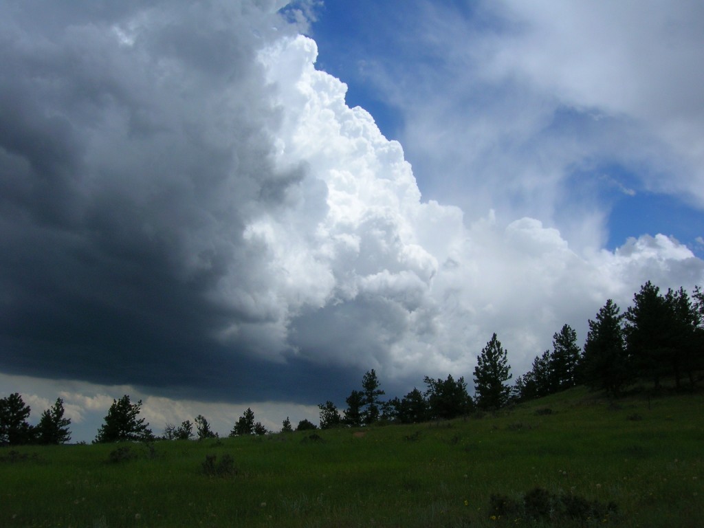 Clouds over Hall Ranch