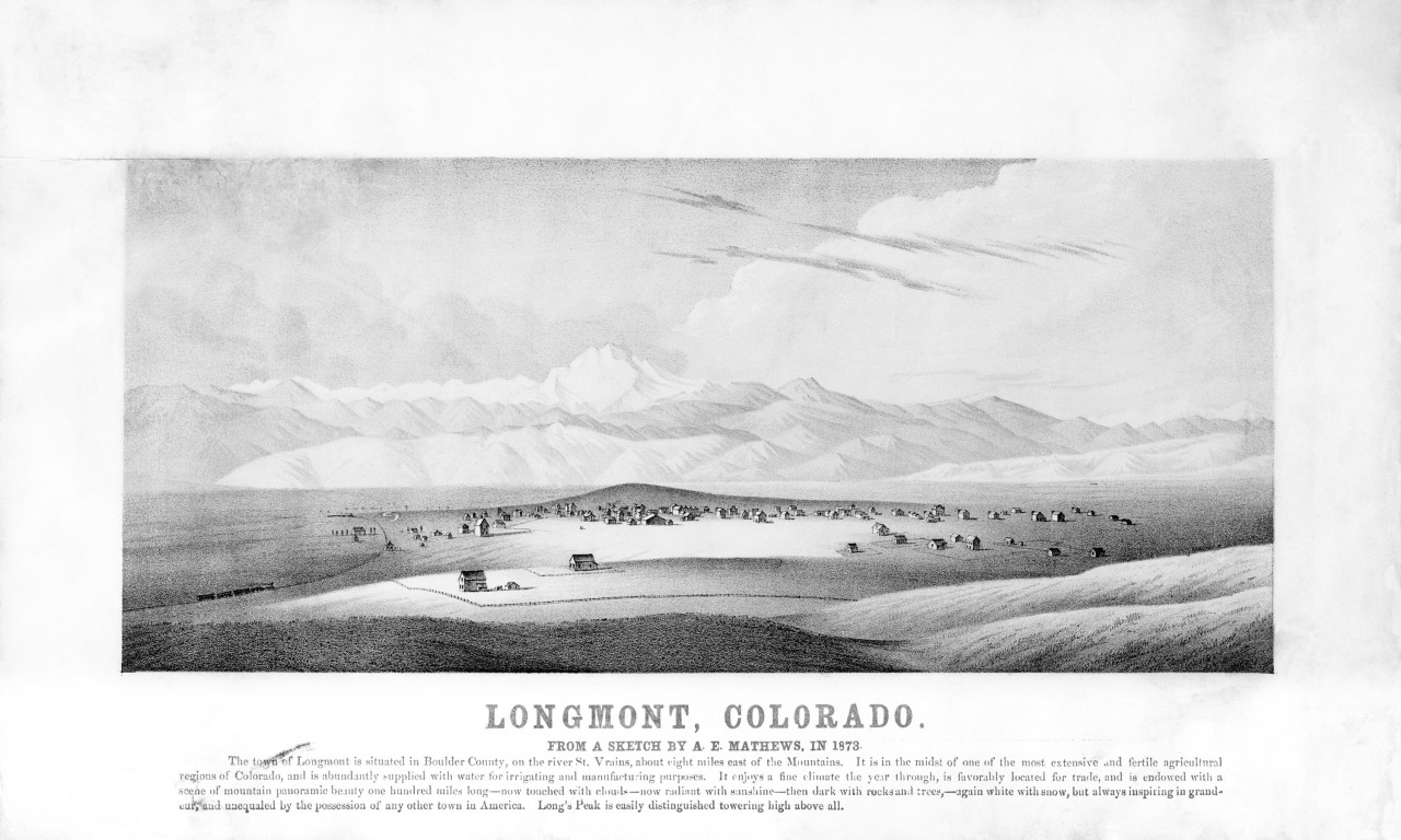 Longmont in 1873