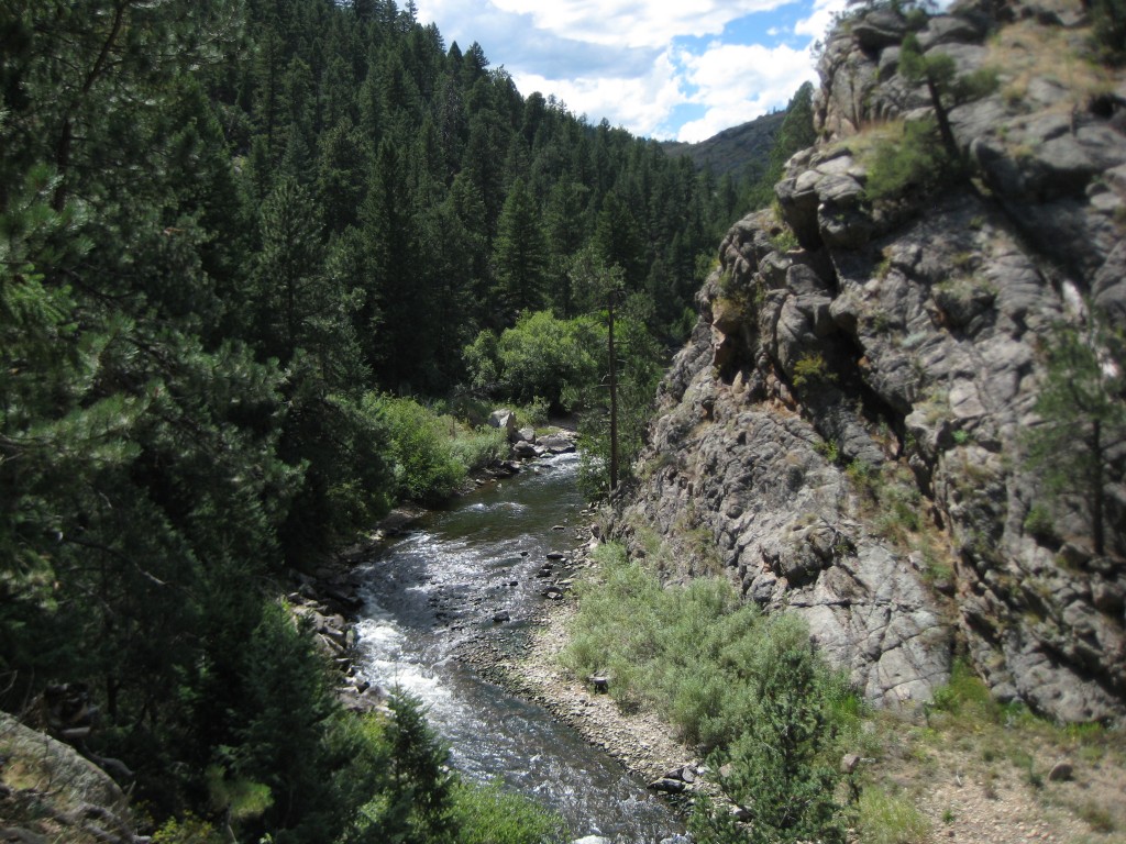 South Boulder Creek view from Walker Loop