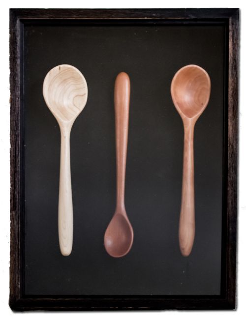 Carved spoons by Kent Young