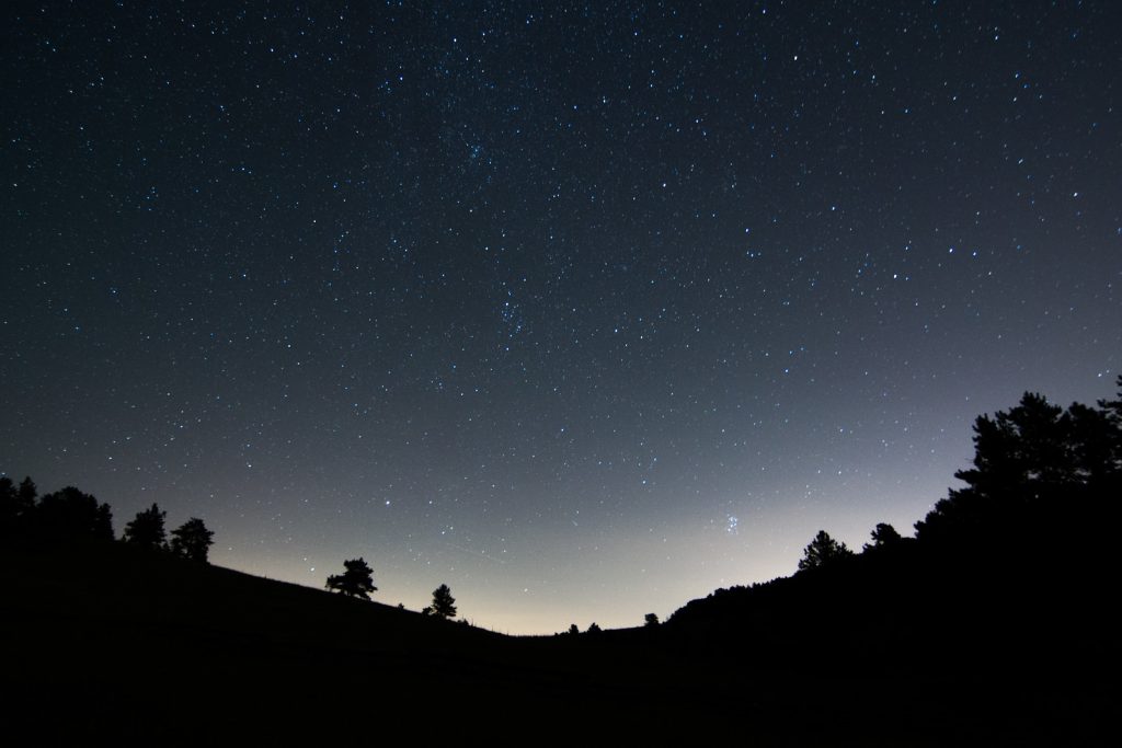 Night sky at Heil Valley Ranch