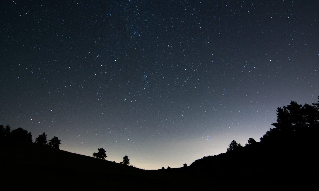Night sky at Heil Valley Ranch