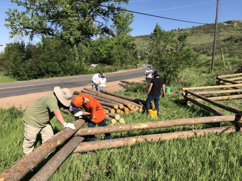 Fence building