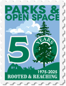 Parks & Open Space 50th Anniversary Logo