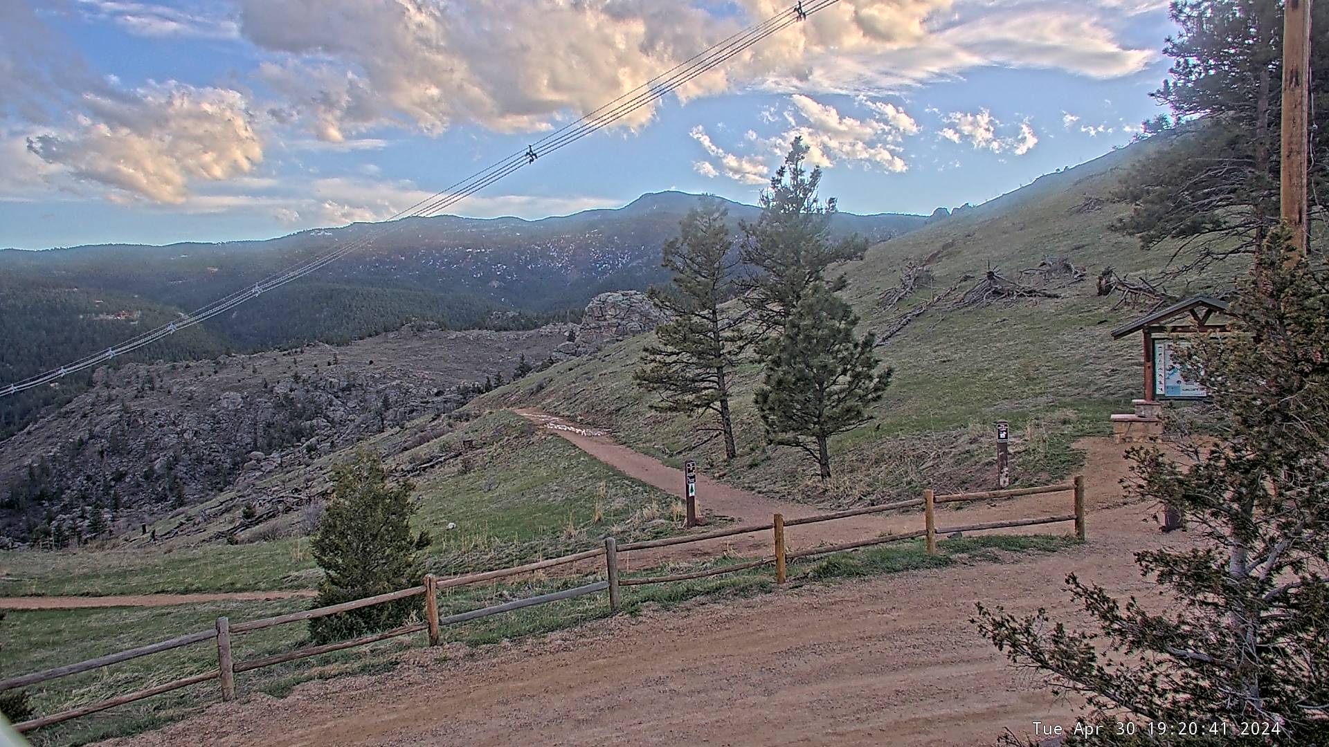 Live view of the Walker Ranch Loop
